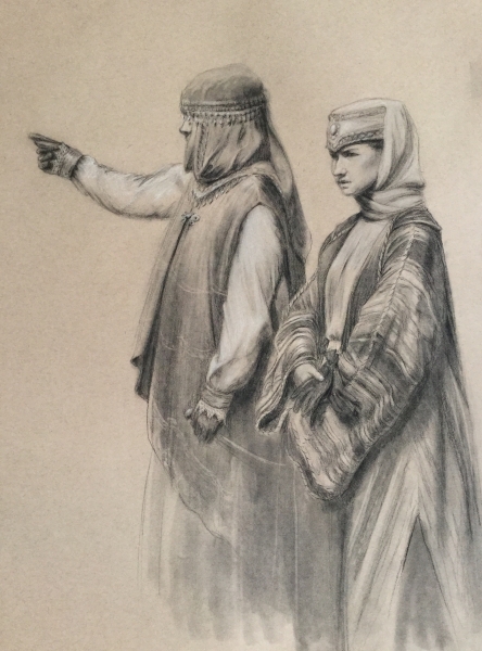 Study for Desert Smoke by Ann Sherman