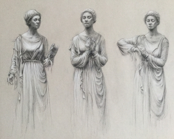 Ren Fair Study by Ann Sherman